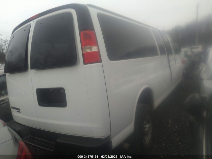 2014 CHEVROLET EXPRESS PASSENGER LS 1GAZGZFA7E1121559