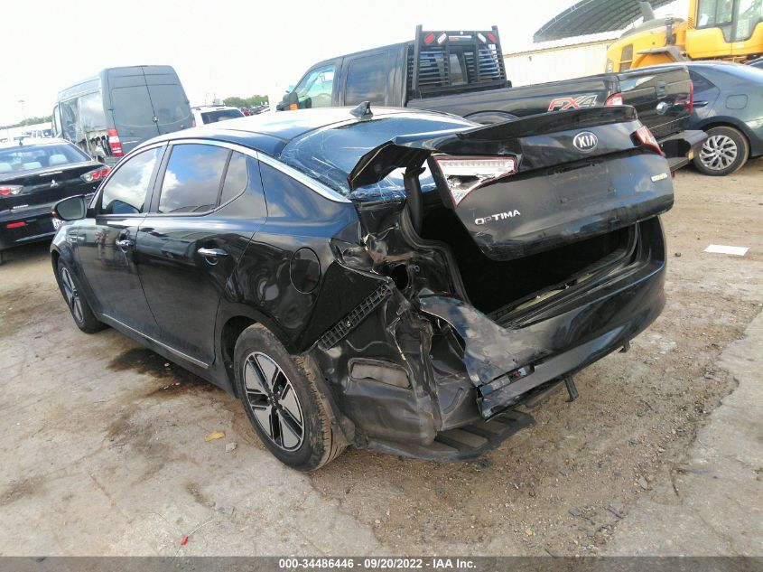 2013 KIA OPTIMA HYBRID LX KNAGM4AD7D5047947