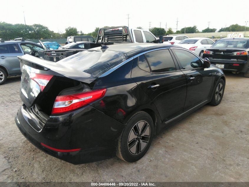 2013 KIA OPTIMA HYBRID LX KNAGM4AD7D5047947