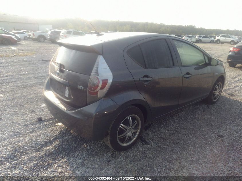 2013 TOYOTA PRIUS C ONE/TWO/THREE/FOUR JTDKDTB37D1041408