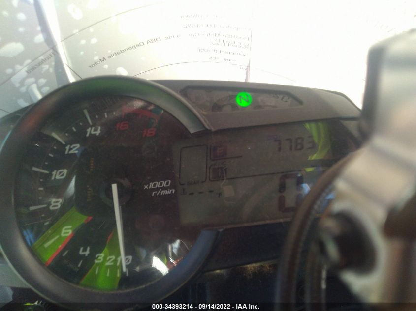 2016 KAWASAKI ZX636 E JKBZXJE18GA019514