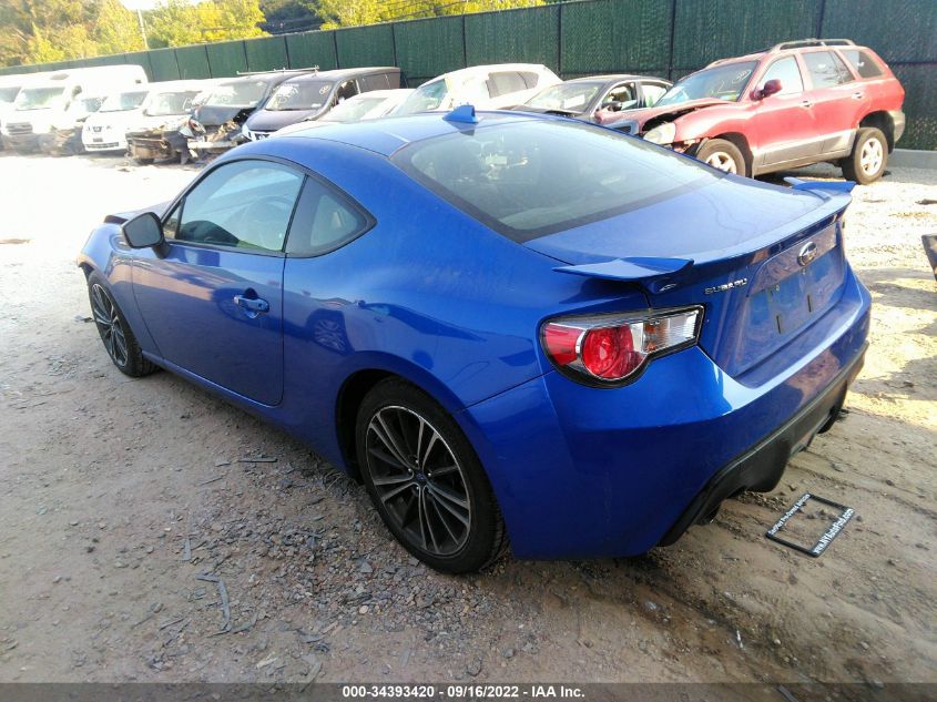 2015 SUBARU BRZ LIMITED JF1ZCAC1XF9604500