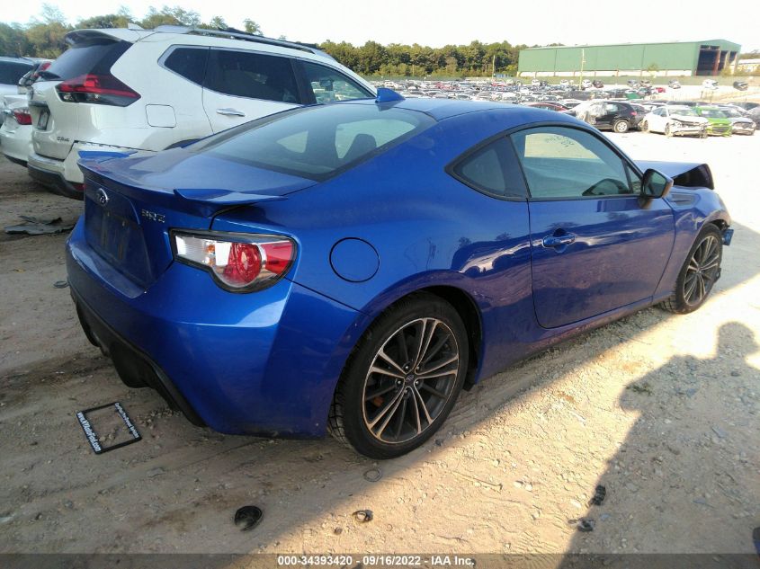 2015 SUBARU BRZ LIMITED JF1ZCAC1XF9604500