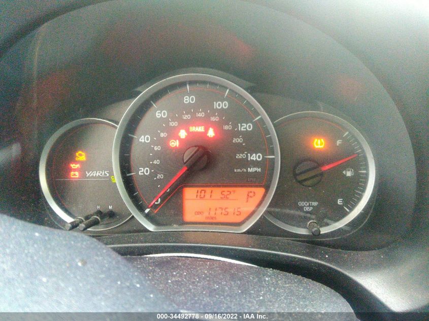 2014 TOYOTA YARIS L/LE VNKKTUD37EA006740