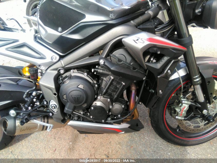 2021 TRIUMPH MOTORCYCLE STREET TRIPLE RS SMTA554S5MTAF5191