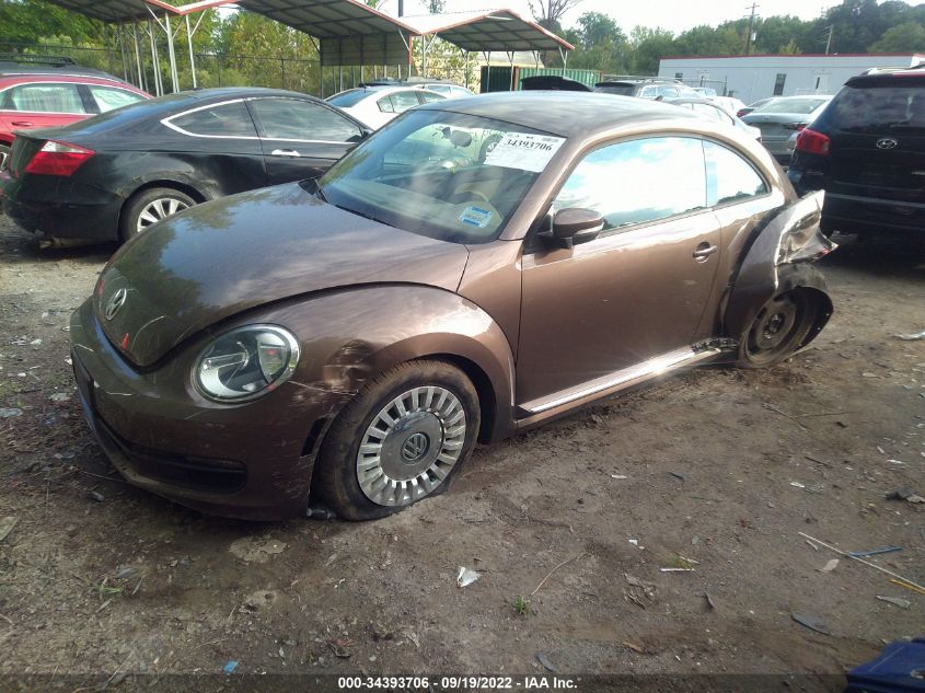 2014 VOLKSWAGEN BEETLE COUPE 2.5L 3VWJP7AT1EM631911