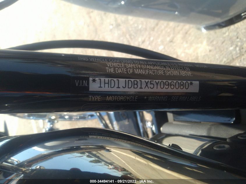 2005 HARLEY-DAVIDSON FLSTNI 1HD1JDB1X5Y096080