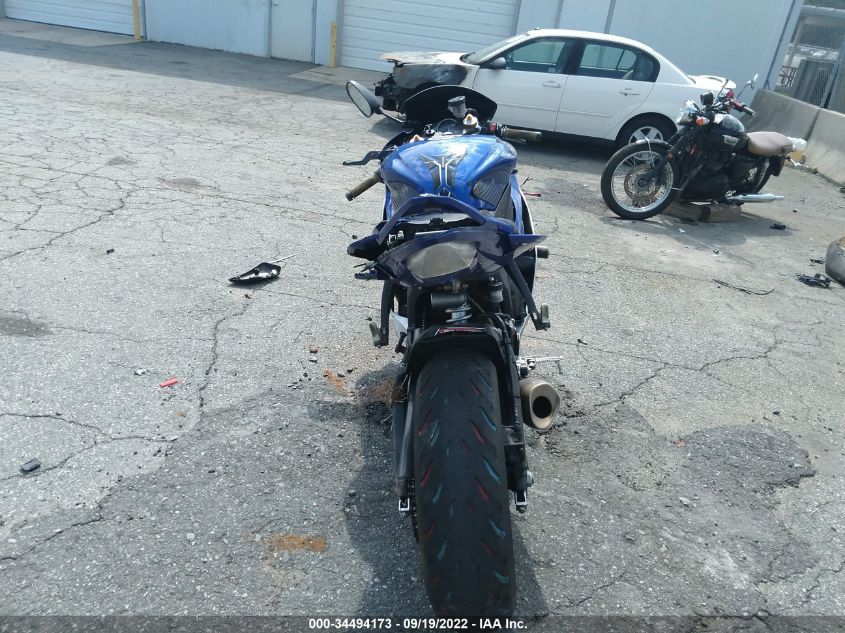 2016 YAMAHA YZFR6 JYARJ16E0GA035201