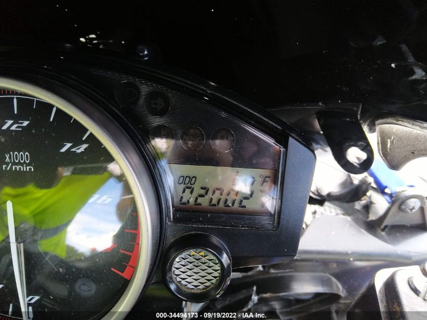 2016 YAMAHA YZFR6 JYARJ16E0GA035201