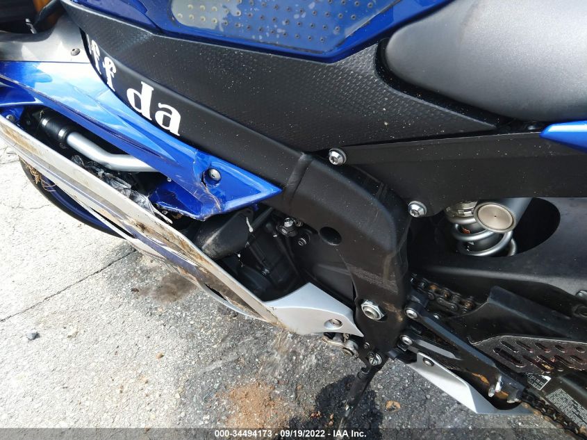 2016 YAMAHA YZFR6 JYARJ16E0GA035201