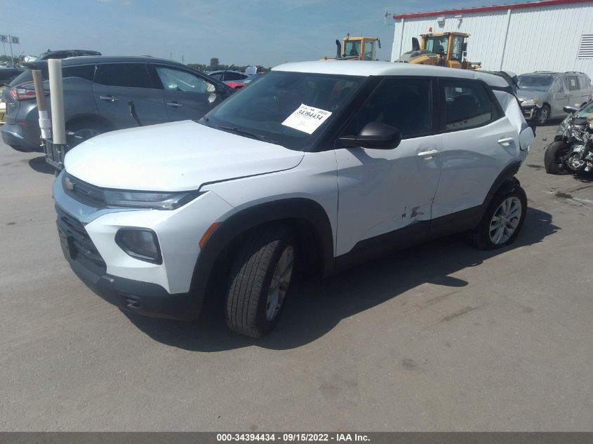2021 CHEVROLET TRAILBLAZER LS - KL79MMS23MB026018