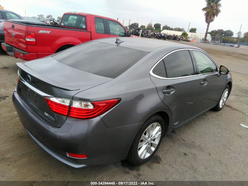 2014 LEXUS ES 300H HYBRID JTHBW1GG1E2070830