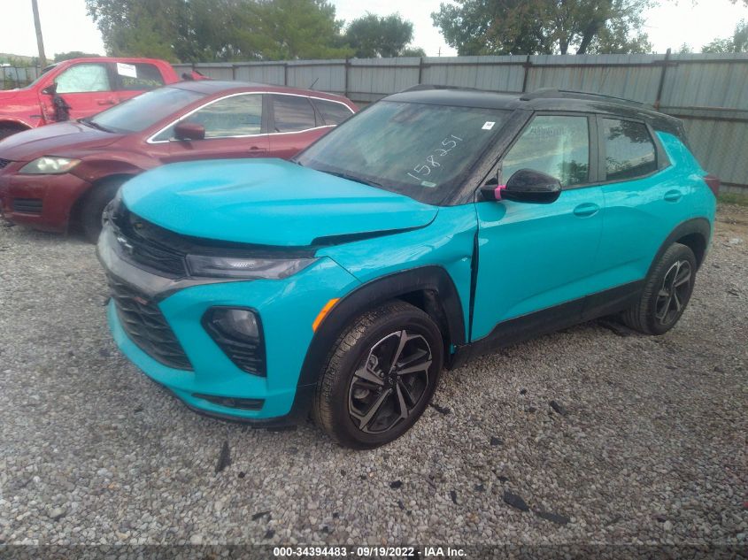 2021 CHEVROLET TRAILBLAZER RS KL79MUSLXMB158251