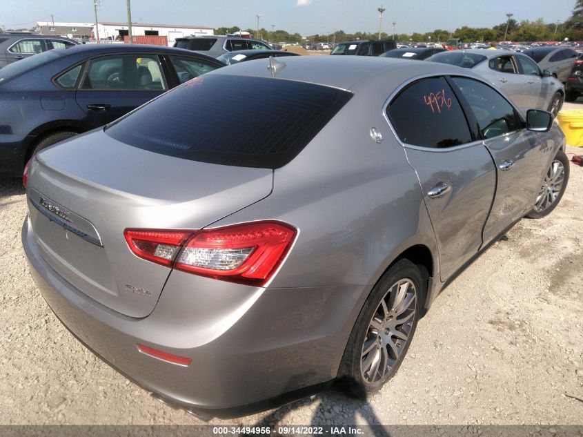 2014 MASERATI GHIBLI S Q4 ZAM57RTA6E1090388