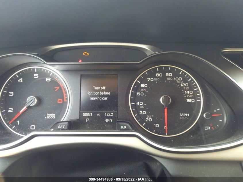 2014 AUDI A4 PREMIUM PLUS WAUFFAFL2EA066936