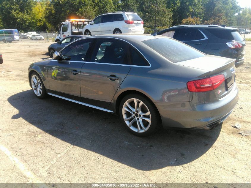 2013 AUDI S4 PRESTIGE WAUKGAFL2DA170949