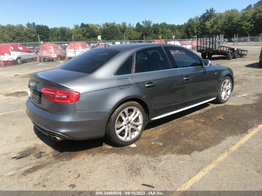 2013 AUDI S4 PRESTIGE WAUKGAFL2DA170949