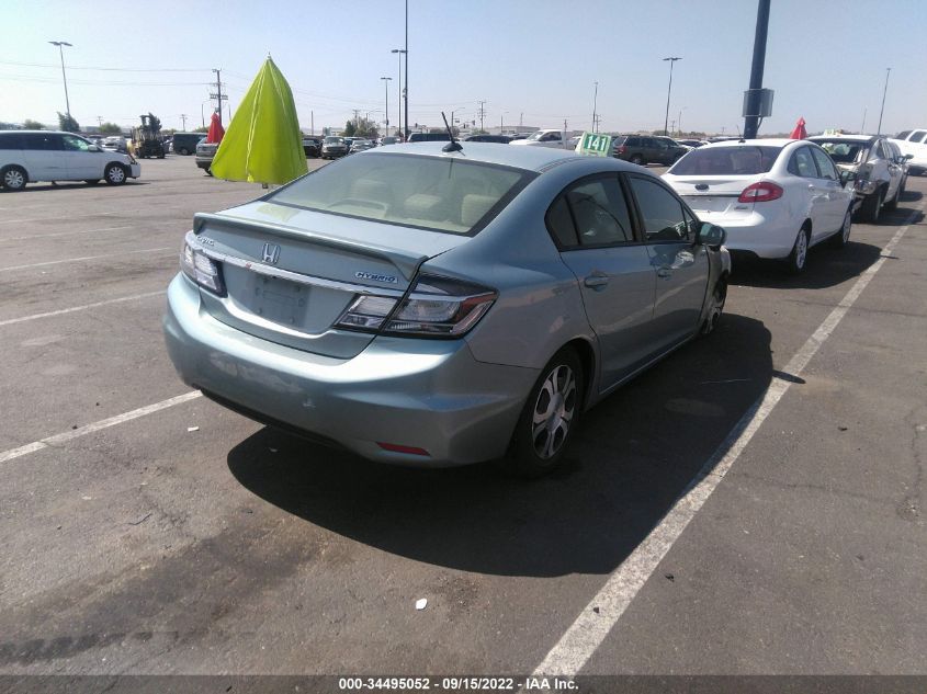 2015 HONDA CIVIC HYBRID 19XFB4F23FE200309