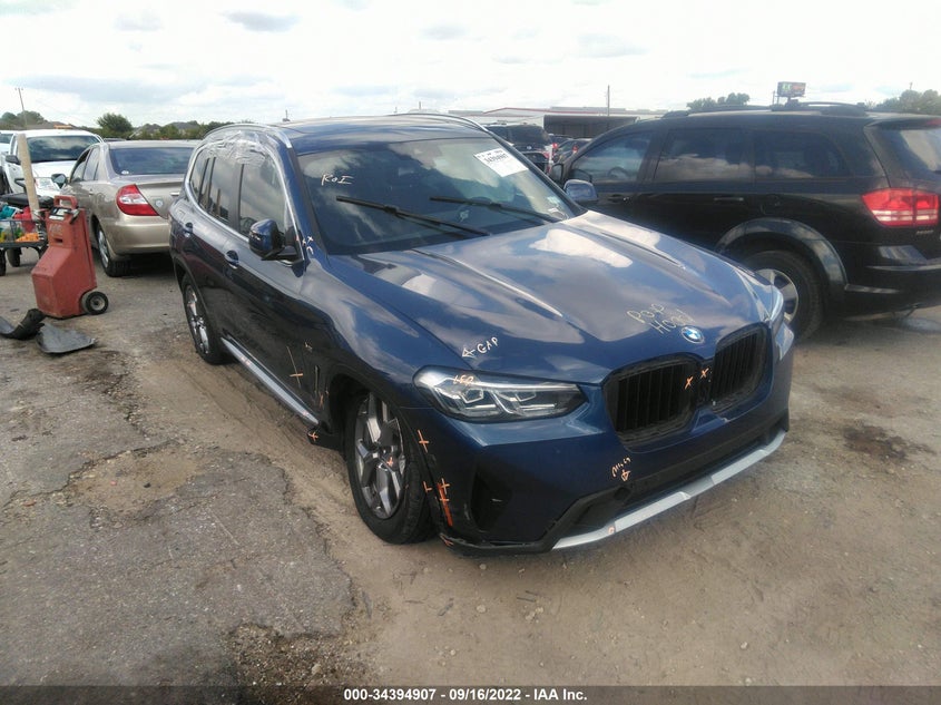 VIN: 5UX43DP09N9J98097 2022 BMW X3 SDRIVE30I