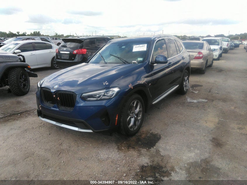 VIN: 5UX43DP09N9J98097 2022 BMW X3 SDRIVE30I