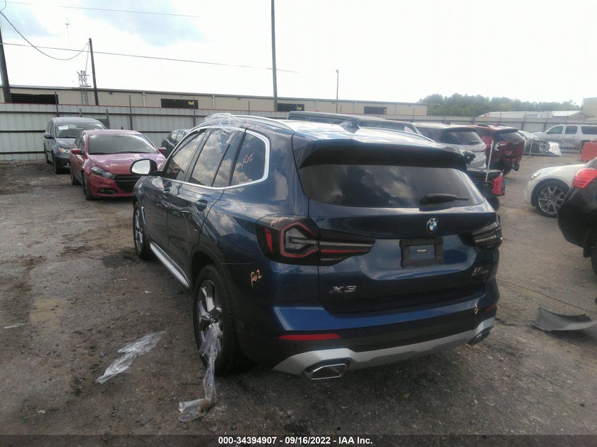 VIN: 5UX43DP09N9J98097 2022 BMW X3 SDRIVE30I