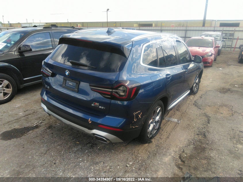 VIN: 5UX43DP09N9J98097 2022 BMW X3 SDRIVE30I