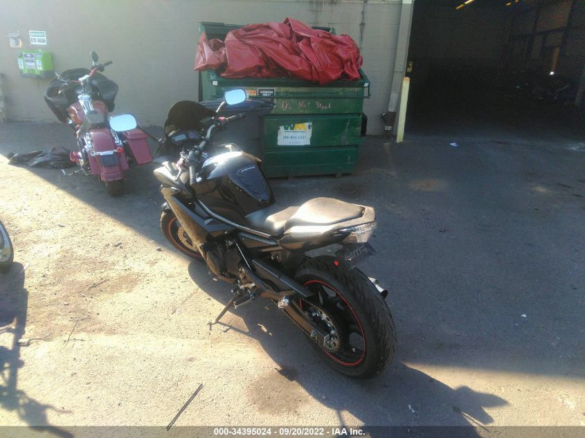 2009 YAMAHA FZ6 R JYARJ18E09A000514