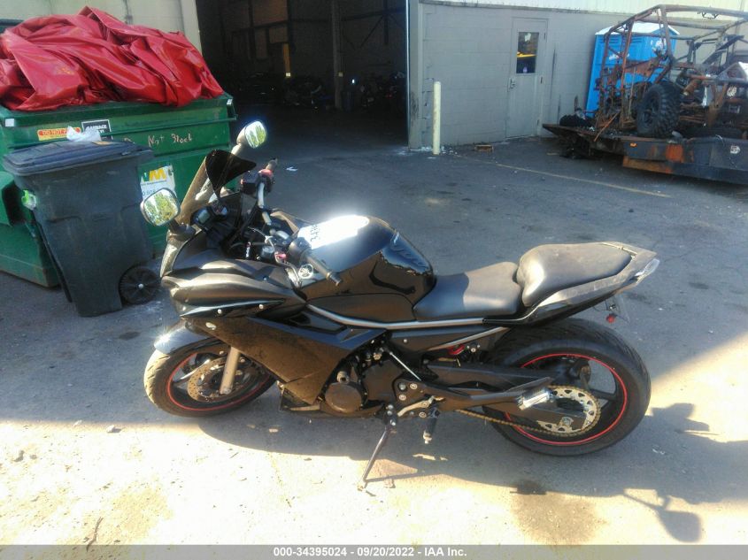 2009 YAMAHA FZ6 R JYARJ18E09A000514