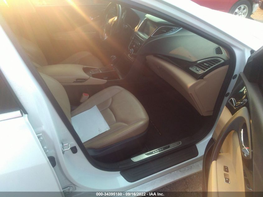 2015 HYUNDAI AZERA LIMITED KMHFH4JG5FA432782