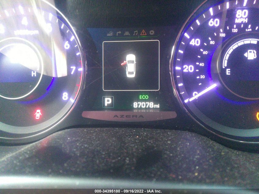 2015 HYUNDAI AZERA LIMITED KMHFH4JG5FA432782