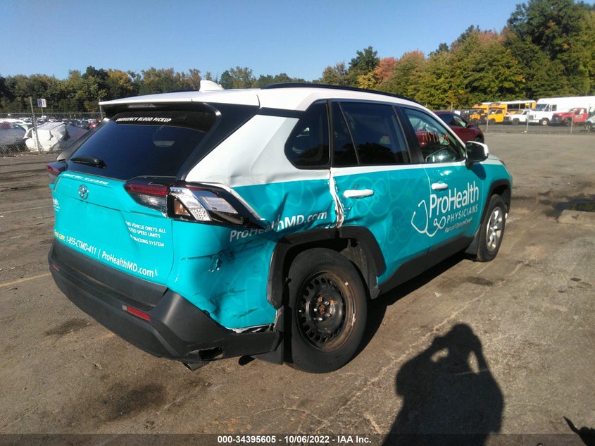 VIN 2T3G1RFVXMC220221 2021 TOYOTA RAV4 LE