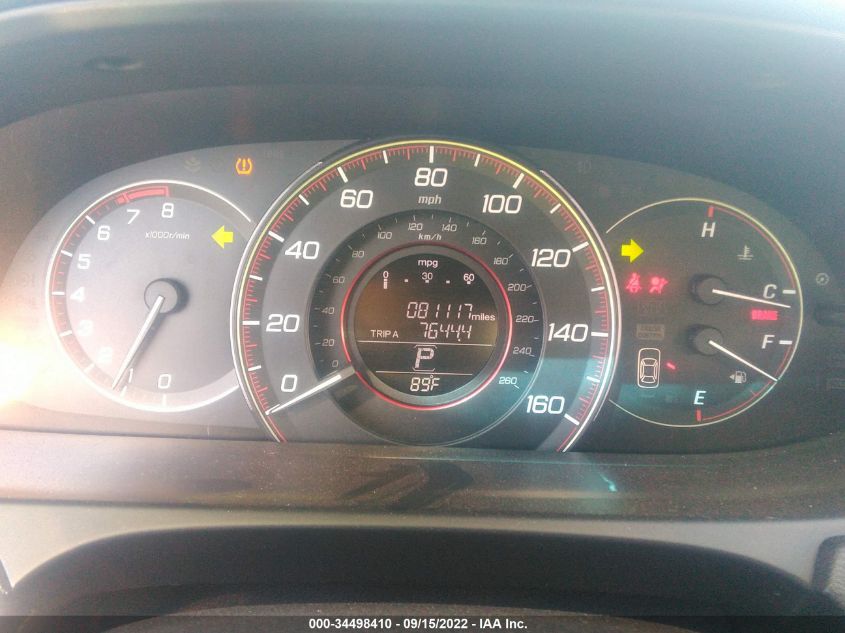 2013 HONDA ACCORD CPE EX-L 1HGCT1B80DA013457