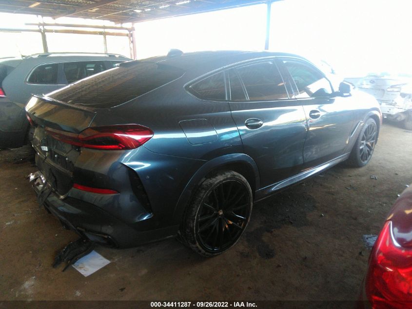 5UXCY6C01M9E44267 2021 BMW X6, photo no. 4