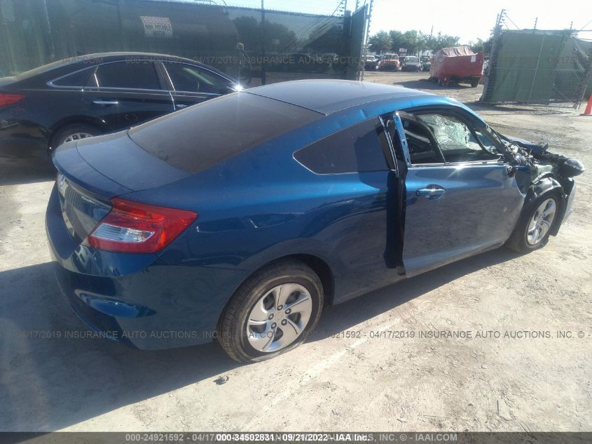 2013 HONDA CIVIC CPE LX 2HGFG3B54DH519863