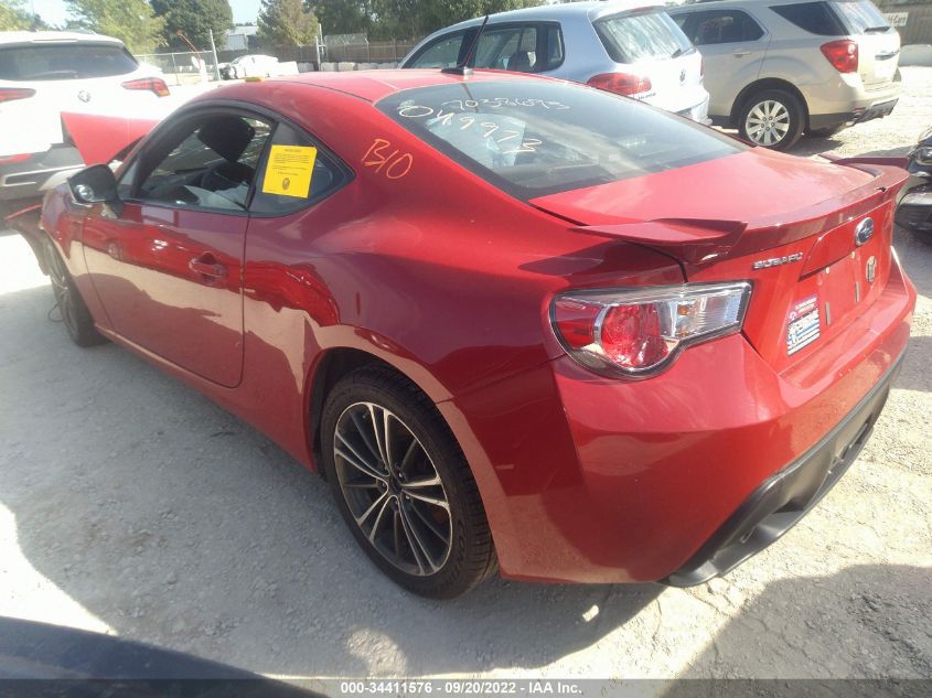 2014 SUBARU BRZ LIMITED JF1ZCAC15E8604456