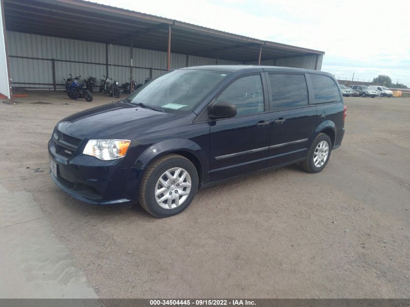 2014 RAM CARGO VAN TRADESMAN 2C4JRGAG0ER401656