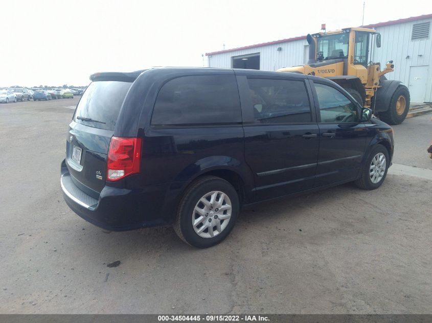 2014 RAM CARGO VAN TRADESMAN 2C4JRGAG0ER401656