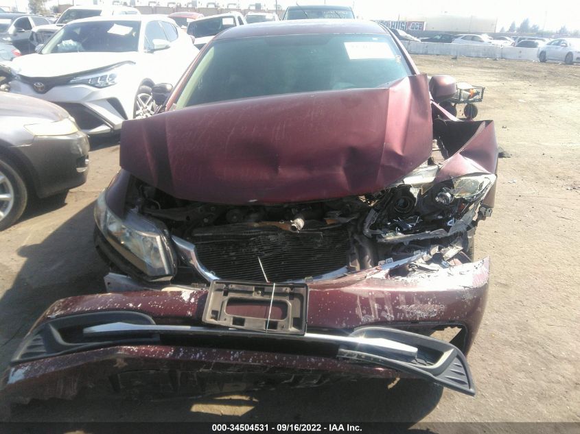 2013 HONDA CIVIC SDN LX 19XFB2F58DE222933