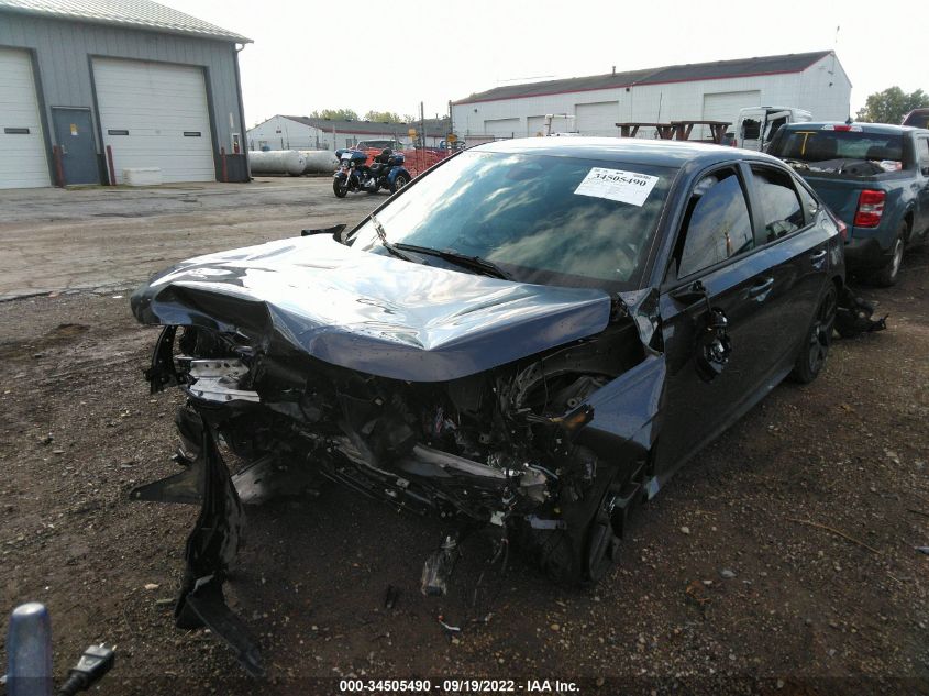 VIN 2HGFE2F56NH540581 2022 HONDA CIVIC SEDAN no.2