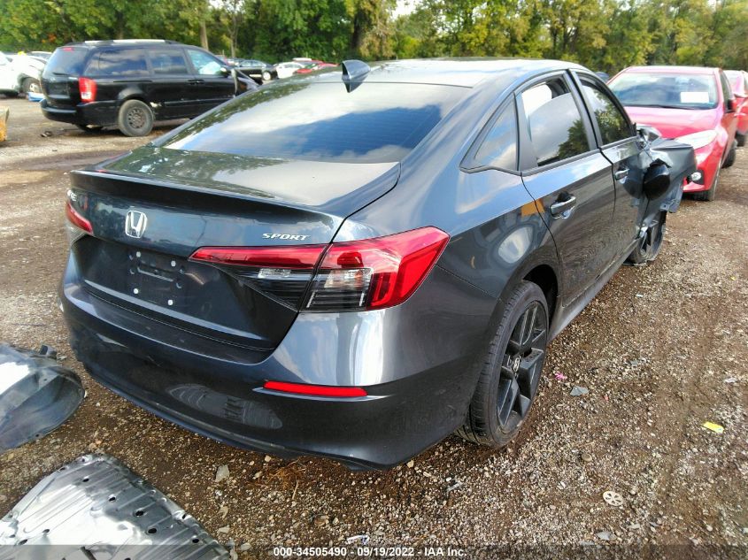 VIN 2HGFE2F56NH540581 2022 HONDA CIVIC SEDAN no.4