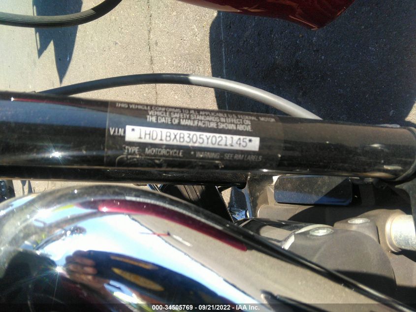 2005 HARLEY-DAVIDSON FLSTFI 1HD1BXB305Y021145