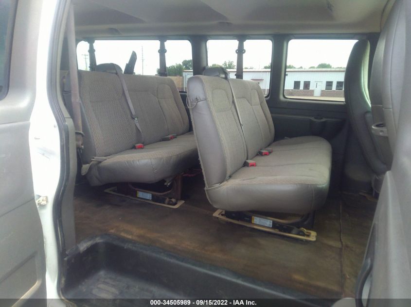 2014 CHEVROLET EXPRESS PASSENGER LT 1GAZG1FG8E1165883