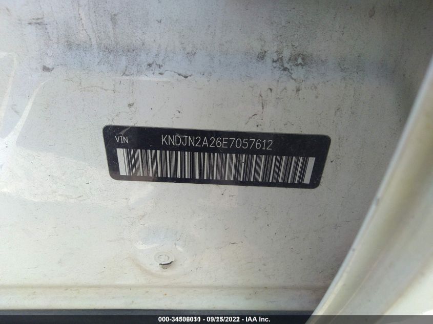 2014 KIA SOUL BASE KNDJN2A26E7057612