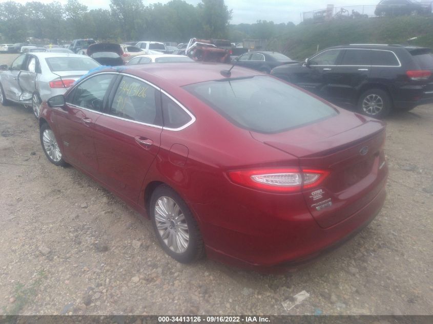 2014 FORD FUSION ENERGI TITANIUM 3FA6P0SU2ER122734