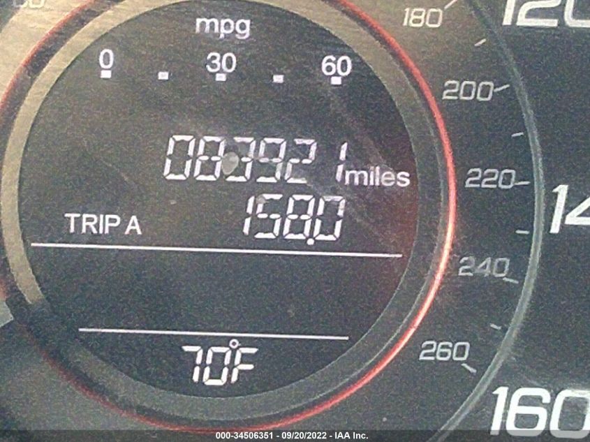 2013 HONDA ACCORD CPE EX-L 1HGCT2B87DA006818