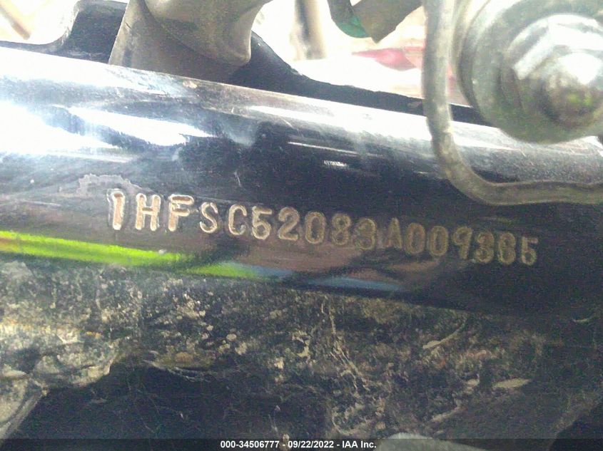 2003 HONDA VT1300 S 1HFSC52083A009365
