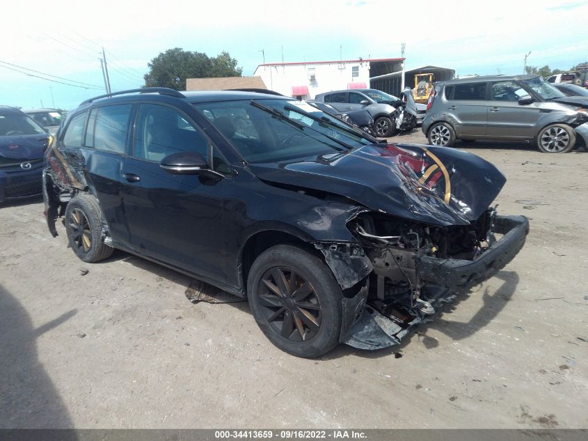 Lot #2541528677 2016 VOLKSWAGEN GOLF SPORTWAGEN TSI S 4-DOOR salvage car