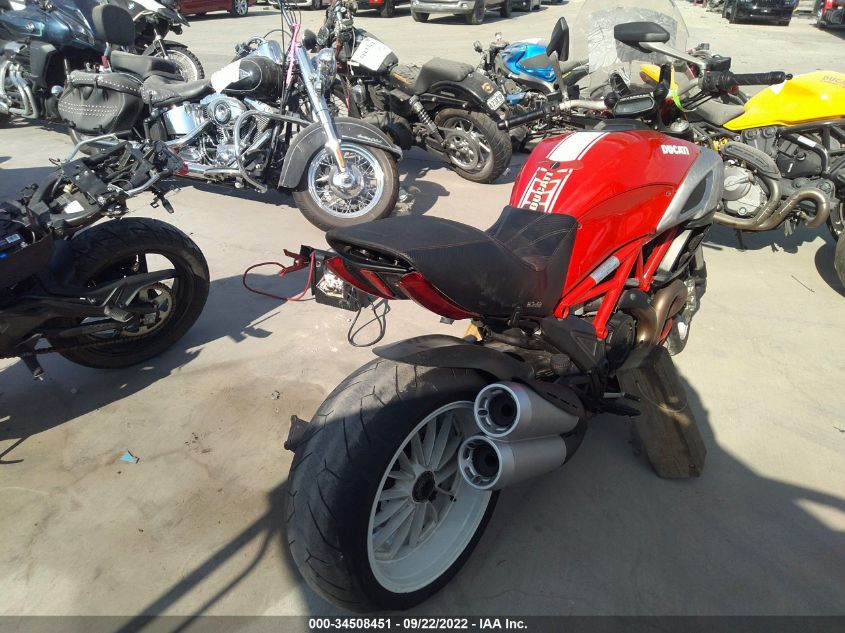 2013 DUCATI DIAVEL ZDM13BLW2DB015542