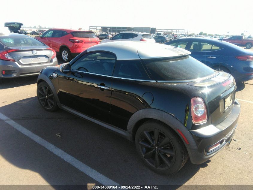 2013 MINI COOPER COUPE S WMWSX3C56DT466661