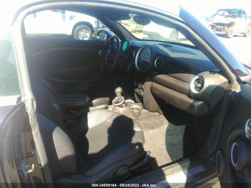 2013 MINI COOPER COUPE S WMWSX3C56DT466661